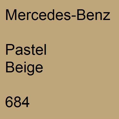 Mercedes-Benz, Pastel Beige, 684.